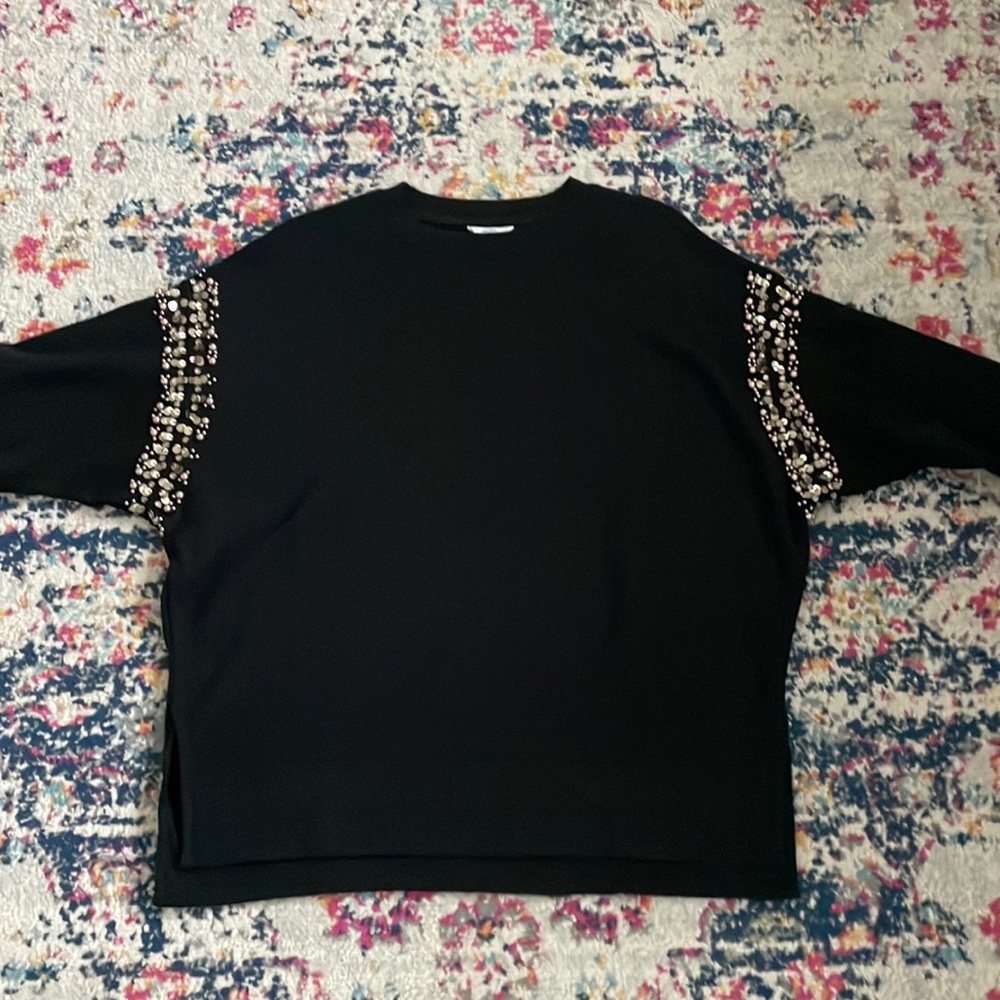 NWT Crown & Ivy Beaded Sweater